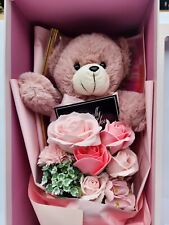 Mother's  Day Teddy Bear With Flower Bouquet picture