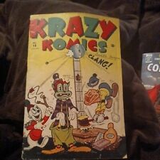 Krazy Komics 18 Timely Comics 1945 World War II Era Ziggy Pig Silly Seal... picture