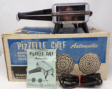 VTG Vitantonio Pizzelle Chef Automatic NO. 300 Iron Tested & Working w/ Box USA picture