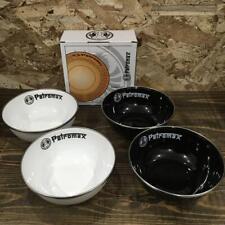 Petromax enamel bowl 2 pieces white and black set picture