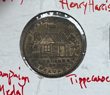 ND (1840) William Henry Harrison Campaign Token - Tippecanoe picture