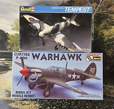 2 VTG Fighters Hasegawa Curtiss P-40N WARHAWK  Revell Hawker MKV Tempest NIBS picture
