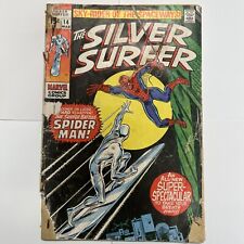 Silver Surfer #14 VG 1970 🔑 Spider-Man John Buscema San Lee -Reader Low Garage picture
