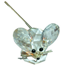 Vintage  Swarovski Crystal Mouse 3.5