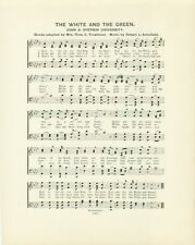 STETSON UNIVERSITY Antique Song Sheet c1906 