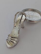 Silvertone High Heel Shoe Nordstrom Keyring Charms picture