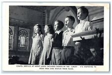 1941 Christian Herald Children's Home Choir Nyack NY Posted Vintage Postcard picture