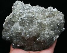Rare Beauty Hexagonal Columnar Calcite & Pyrite Crystal Mineral Specimen/China picture