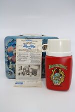 Vintage Jim Hensons Fraggle Rock Metal Lunch Box With Unused Thermos and Insert picture