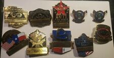 Lot Of 10 San Antonio Stock Show & Rodeo Badges Pins International  2009-2019 picture