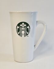 Starbucks Ceramic Travel Mug Handle 2016 Green Siren Mermaid Logo 14.3oz picture
