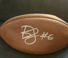 BRIAN CUSHING SIGNED NFL FOOTBALL HOUSTON TEXANS USC LB W/COA+PROOF RARE  picture