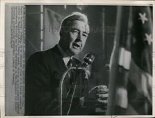1968 Wirephoto Eugene McCarthy Minnesota Senator finishes campaign in NH 7.75X10 picture
