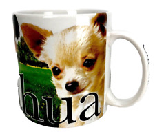 Chihuahua Dog Coffee Cup Mug Raised Embossed 3D Large 18 oz Puppy Rare picture