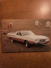 Advertising Postcard 1972 Ford Ranchero - The Pickup Car - used in 1971 (ALL 15) picture