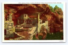 Old Postcard Balcony House Mesa Verde National Park Colorado 1930-40's picture
