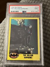 1989 Topps Batman Villian Supreme PSA 9 Jack Nicholson  picture