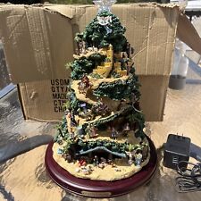 Thomas Kinkade Christmas Tree Manger Glory to The Newborn King Hawthorne Village picture