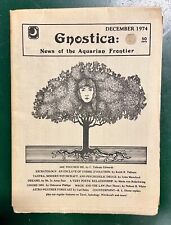 GNOSTICA NEWS DECEMBER 1974  LLEWELLYN'S SCARCE EPHEMERA NEWSPAPER OCCULT WICCAN picture