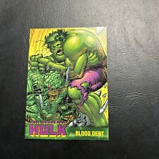 11d The Incredible Hulk Marvel 2003  Topps #11 Blood Debt picture
