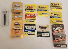 Lot of Injector Razor & Refill Blades - (13 boxes/135 blades) - Schick, KMart picture