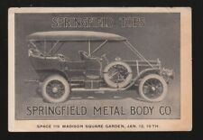 [80120] c. 1901 ADVERTISING POSTCARD for SPRINGFIELD METAL BODY Co. TOPS picture
