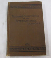 Antique, Peloubet's Select Notes on the International S.S. Lessons 1892 C.1891 picture