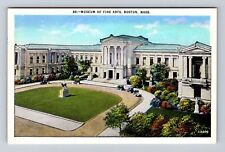 Boston MA- Massachusetts, Aerial Museum Of Fine Arts, Antique, Vintage Postcard picture