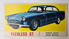 1961 Topps Sports Cars #21 PEERLESS GT Sports Coupe picture