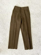WW2 US Army Button Fly Wool Pants/Trousers 28 x 31 Beautiful Condition picture