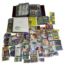 Huge Vintage Lottery Scratch Ticket Collection Multiple States Some Unscratched picture