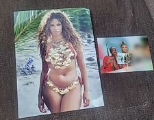 Kamie Crawford Signed 8x10 Photo SI Swimsuit Model w/Proof 100% Authentic L@@K picture