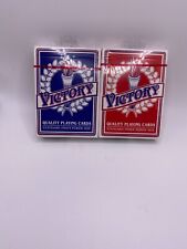 (96) FACTORY SEALED VICTORY PLAYING CARD DECKS. picture