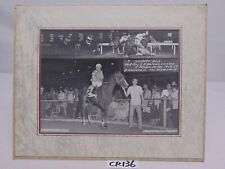 9-18-1957 PRESS PHOTO JOCKEYS ON HORSES RACE AT FAIRMOUNT PARK HURRY ALL-MEAUX  picture