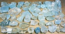 645 Ct Natural sky blue Color Aquamarine Transparent Crystal lot from Pakistan picture