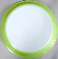 Vtg Pyrex Pie Plate Glass Pan 9 in Baking Dish 909 Lime Green 1952 USA No Chips picture