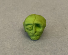 vintage DIENER Eraser: green SKULL HEAD -- pencil topper -- GREAT CONDITION picture