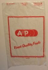Vintage A&P Super Market Produce Plastic Bags Lot of 10 Vintage  picture