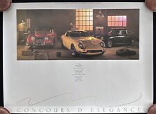 1990 Colorado Concours Poster Porsche 356 Ferrari 275 GTB Jaguar XK150 picture