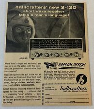 1963 HALLICRAFTERS short wave radio ad ~ S-120 ~ Talks a Man's Language picture