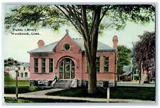 Westbrook Connecticut CT Postcard Public Library Exterior Building 1910 Unposted picture