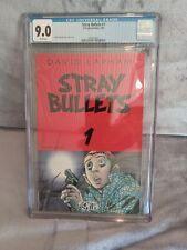 Stray Bullets CGC 9.0  UNRESTORED. UNPRESSED FIRST PRINTING picture