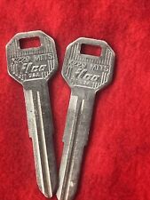 LOT OF 2 ILCO X229 MIT5 KEYS - UNCUT - BLANK (p) picture