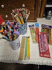 Huge Lot Pencils Advertising Novelty Toppers New Used Dixon Berol Eagle Recycled picture