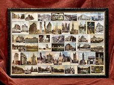 NEW YORK CITY Postcard Collage - Professionally Framed picture
