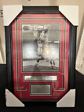 Michael Jordan 2009 HOF Laser Engraved Signature 14x18 Framed Photo picture