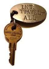 Vintage BASCO  #C269 with INT TRAVEL-ALL Key Fob Brass Key picture