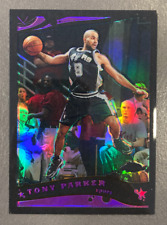 TONY PARKER 2005-06 TOPPS CHROME BLACK REFRACTOR 335/399 picture