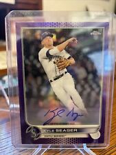 Kyle Seager 2022 Topps Chrome Purple Auto /250 Mariners picture
