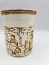 Vtg Biltons Fine Ceramic Coffee Mug English Street Scene Made in England Oyster picture